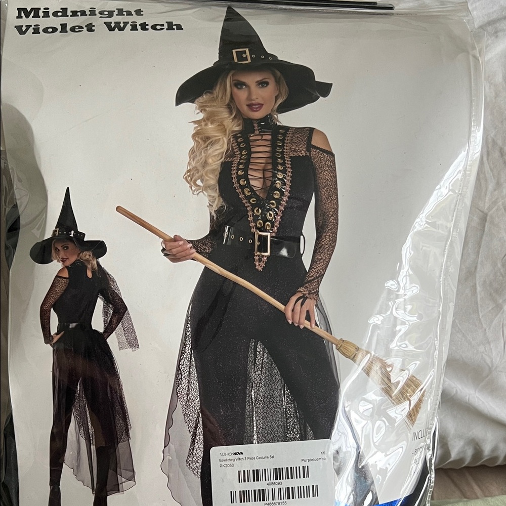 Fashion Nova Midnight Witch Costume - Black